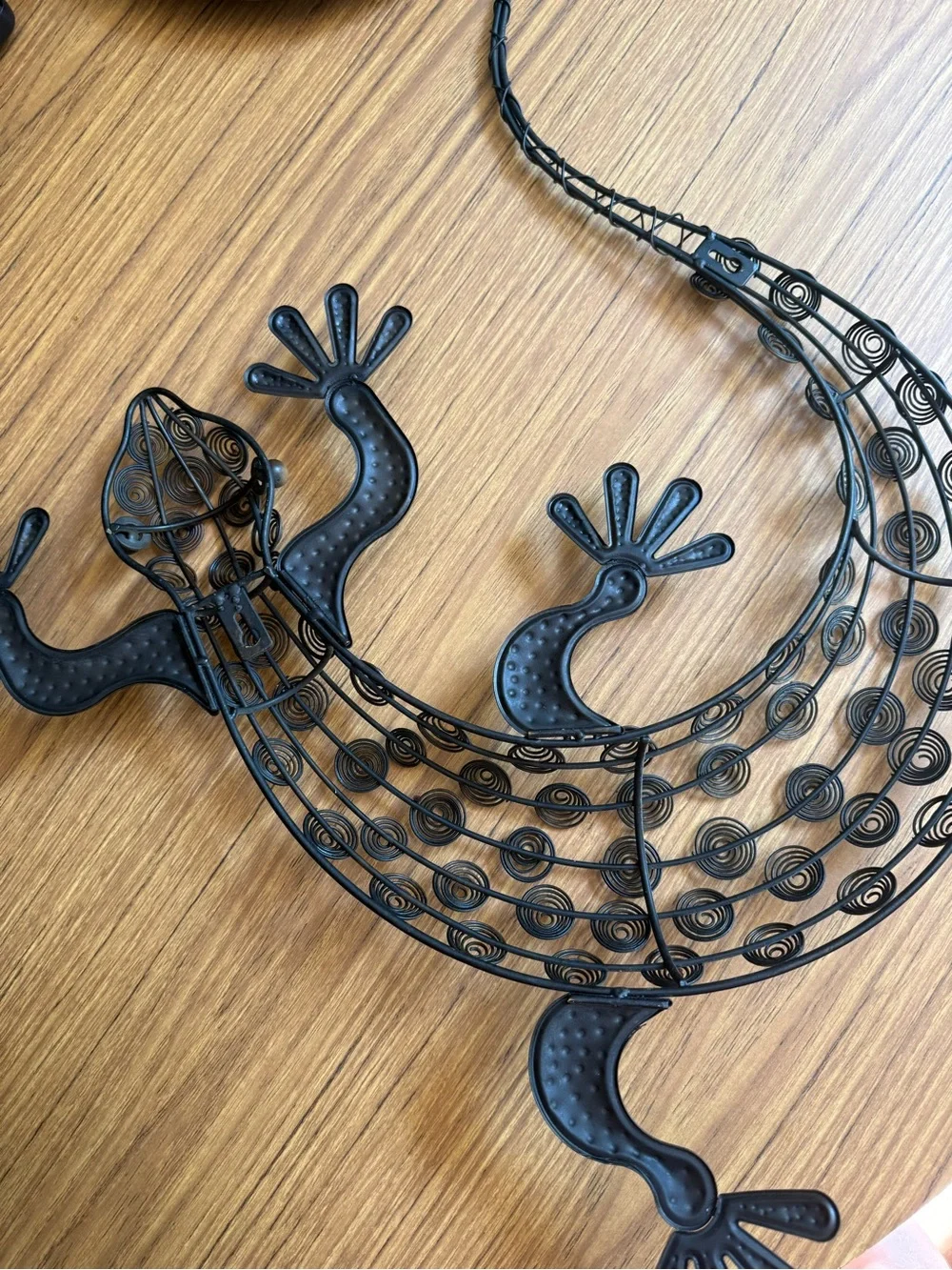 Metal Gecko Wall Decor